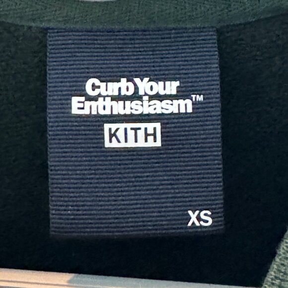 KITH Curb Your Enthusiasm Larry David Men’s Women's Vintage Long Sleeve Crewneck - Picture 4 of 5